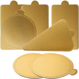 Mini Cake Boards Golden Cardboard