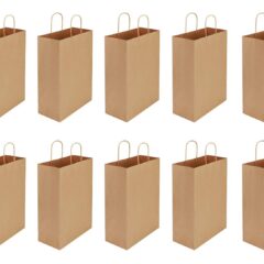 KRAFT Paper bag with Curly handle