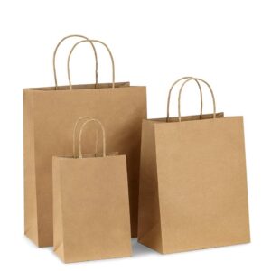 KRAFT Paper bag with Curly handle