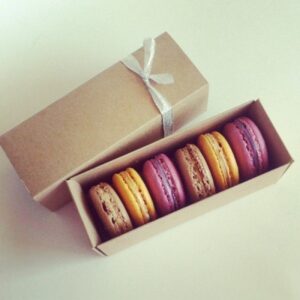 Kraft Macaron Box – Hold 6