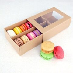 Kraft Macaron Box – Hold 12